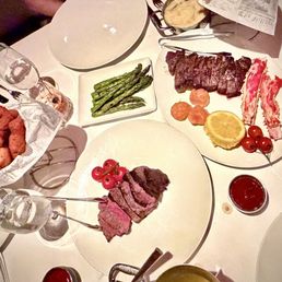 Wagyu Filet Mignon* Strip Steak* Pan-Seared Scallops* Grilled Asparagus Mac & Cheese French Fries Tater Tots