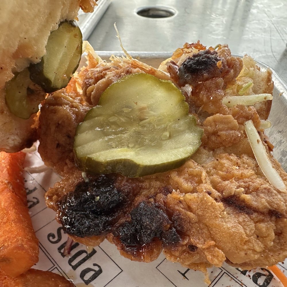 Spicy chicken sammie Spicy chicken sammie