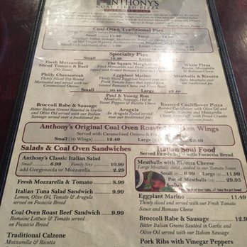 Anthony's Coal Fired Pizza & Wings - Menu - Pizza Near Me - Edison, New Jersey Anthony's Coal Fired Pizza & Wings - Menu - Pizza Near Me - Edison, New Jersey