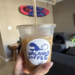 Iced maple latte $6 Iced maple latte $6