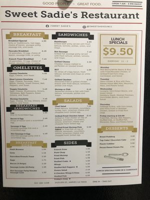 Menu photo 2 Sweet Sadie's Harvey, LA
