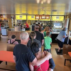 Clayton Drive In - Open again and the place is packed!
