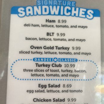 Dandee Donut Factory - Saw a neighboring customer/Patron who had a huge sandwich and I asked him what it was and he told me it was the turkey club! - Donuts Near Me - Margate, Florida