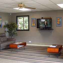 Euromotive - Magazines and cable TV are available for waiting customers. Select charging cables for your electronic devices are also available.