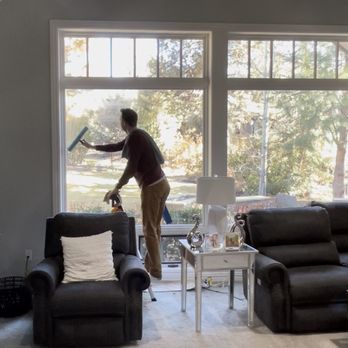 The Golden Squeegee - Drop cloths used on Carpeted areas - Window Washing Near Me The Golden Squeegee - Drop cloths used on Carpeted areas - Window Washing Near Me