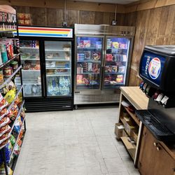 Lous Stop Shop - Freezer and Fountain machine