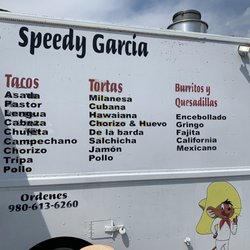 Tacqueria Corre Caminos & Speedy Garcia - Menu