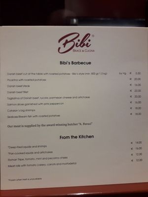 Menu photo 8 Bibi Brace & Cucina Rome, RM Menu photo 8 Bibi Brace & Cucina Rome, RM