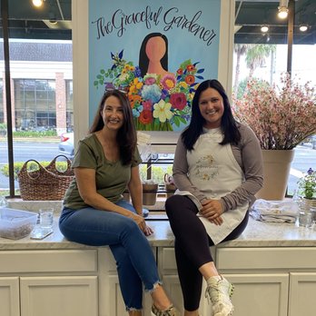 The Graceful Gardener - Taylor, the owner, on the right and I am on the left. - Florists Near Me - Ocala, Florida The Graceful Gardener - Taylor, the owner, on the right and I am on the left. - Florists Near Me - Ocala, Florida