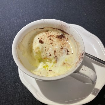 All'Oro - Tiramisu of potatoes (one bite in) - Italian Near Me - Rome, RM