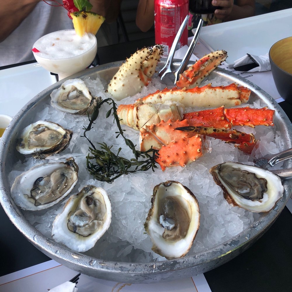 Oysters and king crab lega Oysters and king crab lega