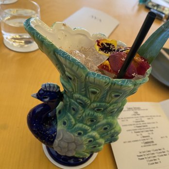 Aya Sushi - delicious and beautifully presented cocktail - Japanese Near Me - Bellaire, Texas