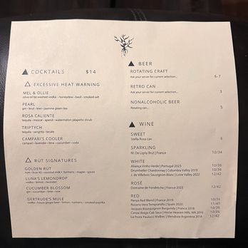 RÜT Bar & Kitchen - The RUT Restaurant and Bar Menu - Vegan Near Me - Spokane, Washington RÜT Bar & Kitchen - The RUT Restaurant and Bar Menu - Vegan Near Me - Spokane, Washington