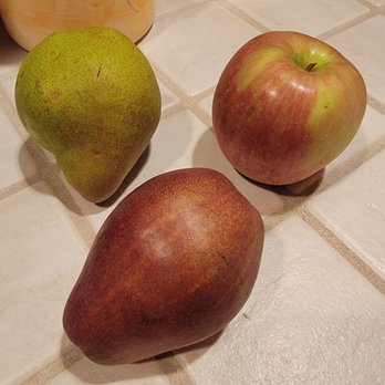 Harry & David - Two beautiful varieties of pears and a very large fuji apple. - Gift Shops Near Me - Medford, Oregon Harry & David - Two beautiful varieties of pears and a very large fuji apple. - Gift Shops Near Me - Medford, Oregon