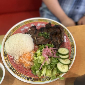 District 36 Diner - Broken rice plate with pork chop - American Near Me - Fountain Valley, California