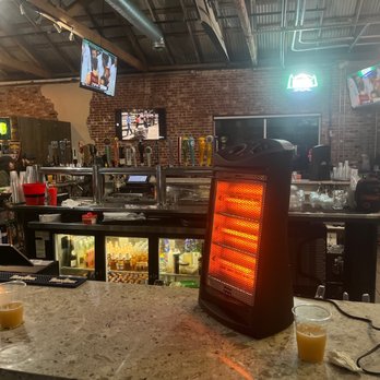 Stacked Bar & Grill - Heater to warm up patrons - Bars Near Me - Visalia, California Stacked Bar & Grill - Heater to warm up patrons - Bars Near Me - Visalia, California