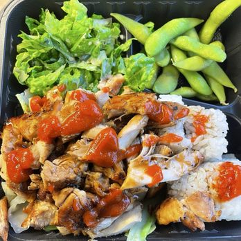 Fuji Grill - Chicken lunch box $11.49 (substituted rice for all veggies for .50 more) - Japanese Near Me - Orange, California