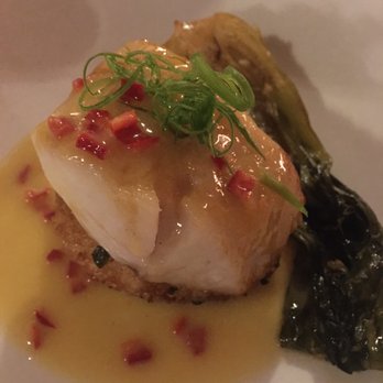 Santacafé - Black cod in miso broth with buk choy - Cafes Near Me - Santa Fe, New Mexico