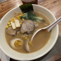 Pork ramen noodle soup Pork ramen noodle soup
