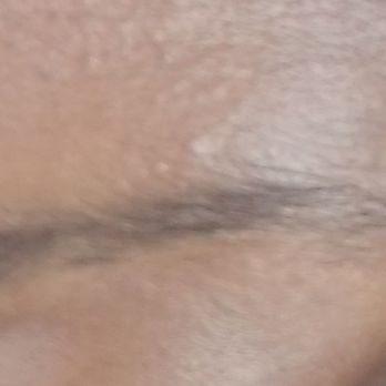 Contented Nail Parlor - I just walked out.  This looks the same as when I walked in.  This is not a freshly waxed eyebrow.  I made a donation.  Sigh!  I tried. - Nail Salons Near Me - Carson, California