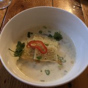 Photo of Miss Rachel's Pantry - Philadelphia, PA, United States. Corn Chowder with Kaffir Lime Cornbread