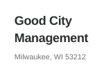 Good City Management - property management company in Milwaukee, WI
