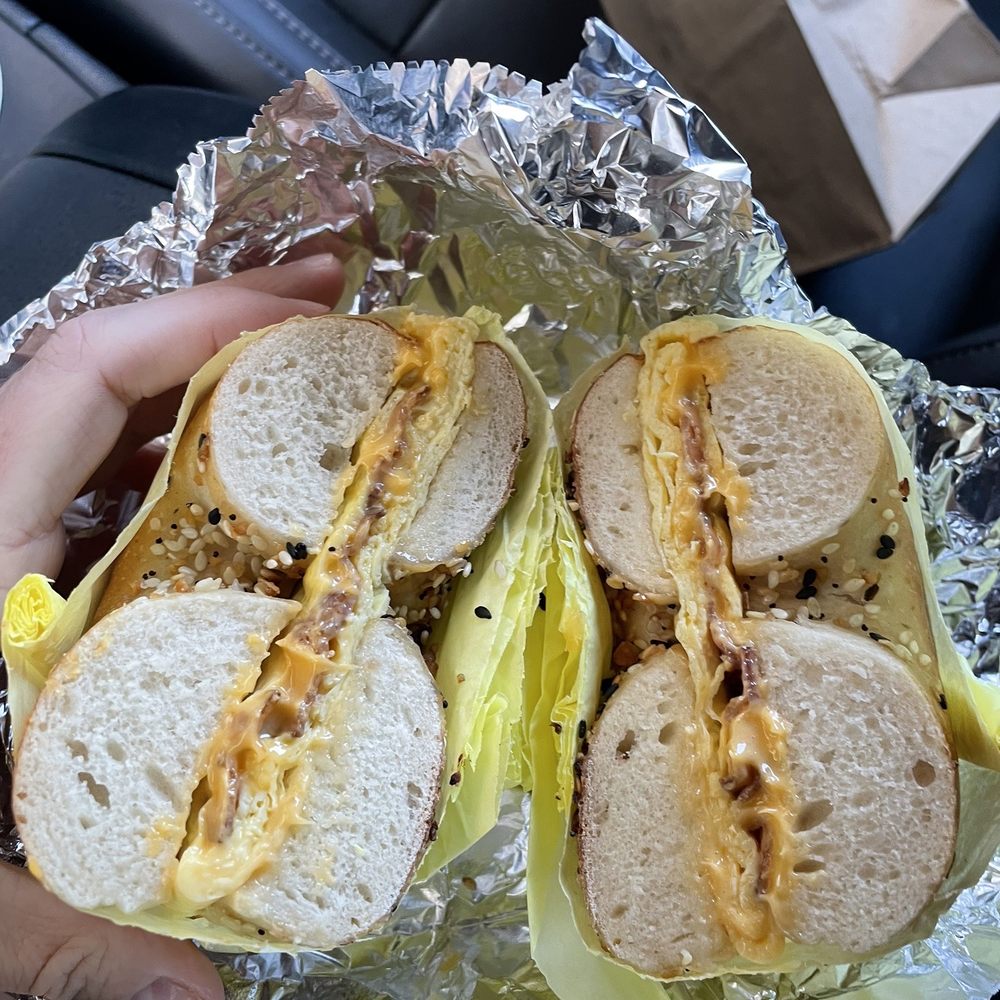 Cheryl's Bagels - Bacon, egg, and cheese on everything bagel - Bagels Near Me - Bountiful, Utah Cheryl's Bagels - Bacon, egg, and cheese on everything bagel - Bagels Near Me - Bountiful, Utah
