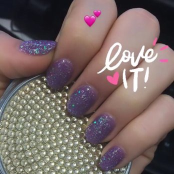 Tammy's Nail Salon - Dip powder. 2 layers Purple & 2 layers pink glitter. - Nail Salons Near Me - Carmichael, California Tammy's Nail Salon - Dip powder. 2 layers Purple & 2 layers pink glitter. - Nail Salons Near Me - Carmichael, California