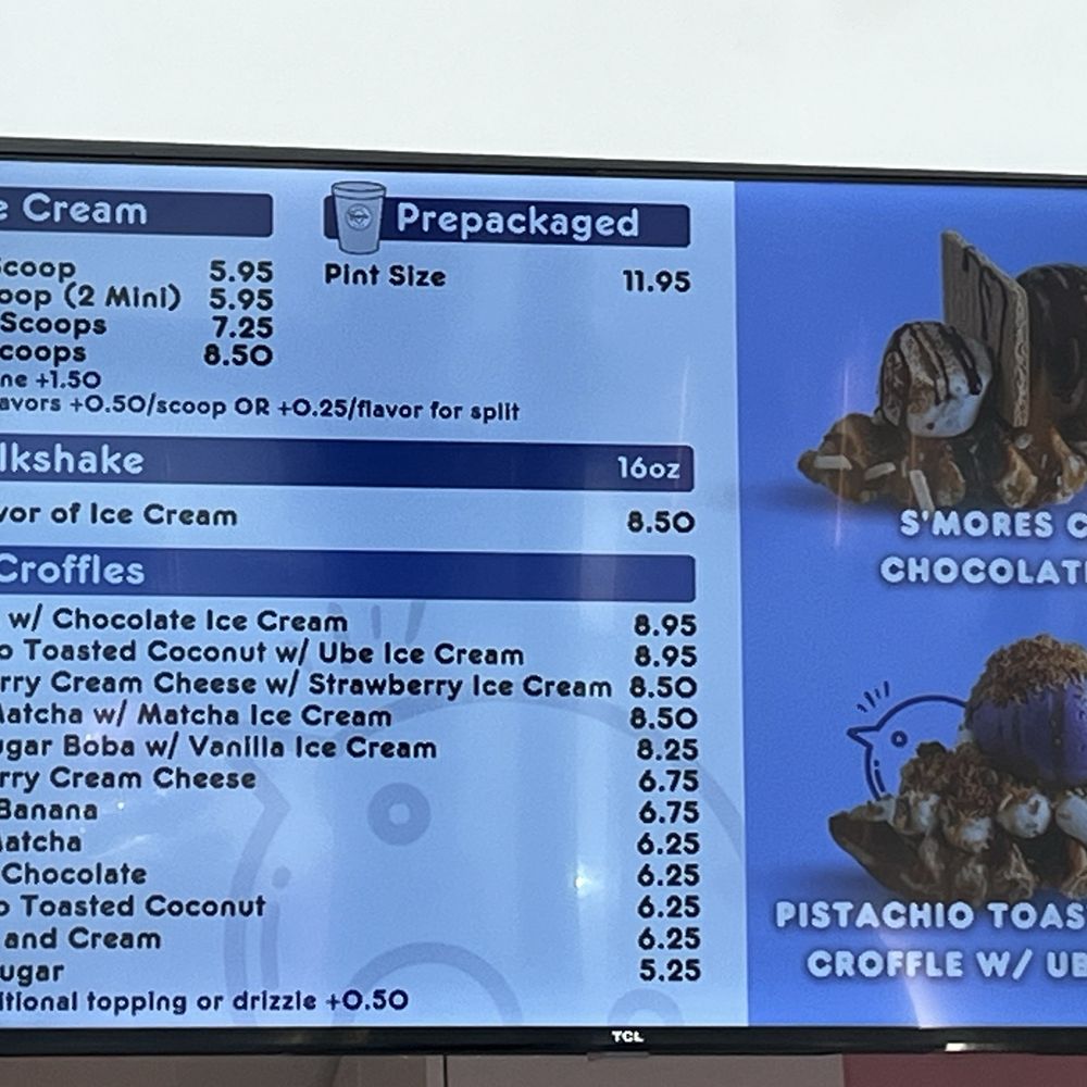 Smoove Ice Cream - Menu - Ice Cream & Frozen Yogurt Near Me - Milpitas, California