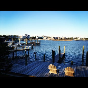 Captain's Landing Waterfront Inn - View from our room, 7am - Hotels Near Me - Ocracoke, North Carolina Captain's Landing Waterfront Inn - View from our room, 7am - Hotels Near Me - Ocracoke, North Carolina