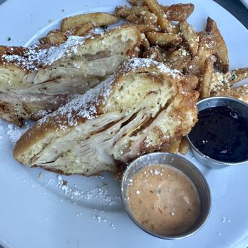 Cafe Orleans - Battered & Fried Monte Cristo Sandwich - Cajun/Creole Near Me - Anaheim, California Cafe Orleans - Battered & Fried Monte Cristo Sandwich - Cajun/Creole Near Me - Anaheim, California