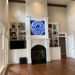 HJC Construction - Great room just painted, and install, stained and finish beams