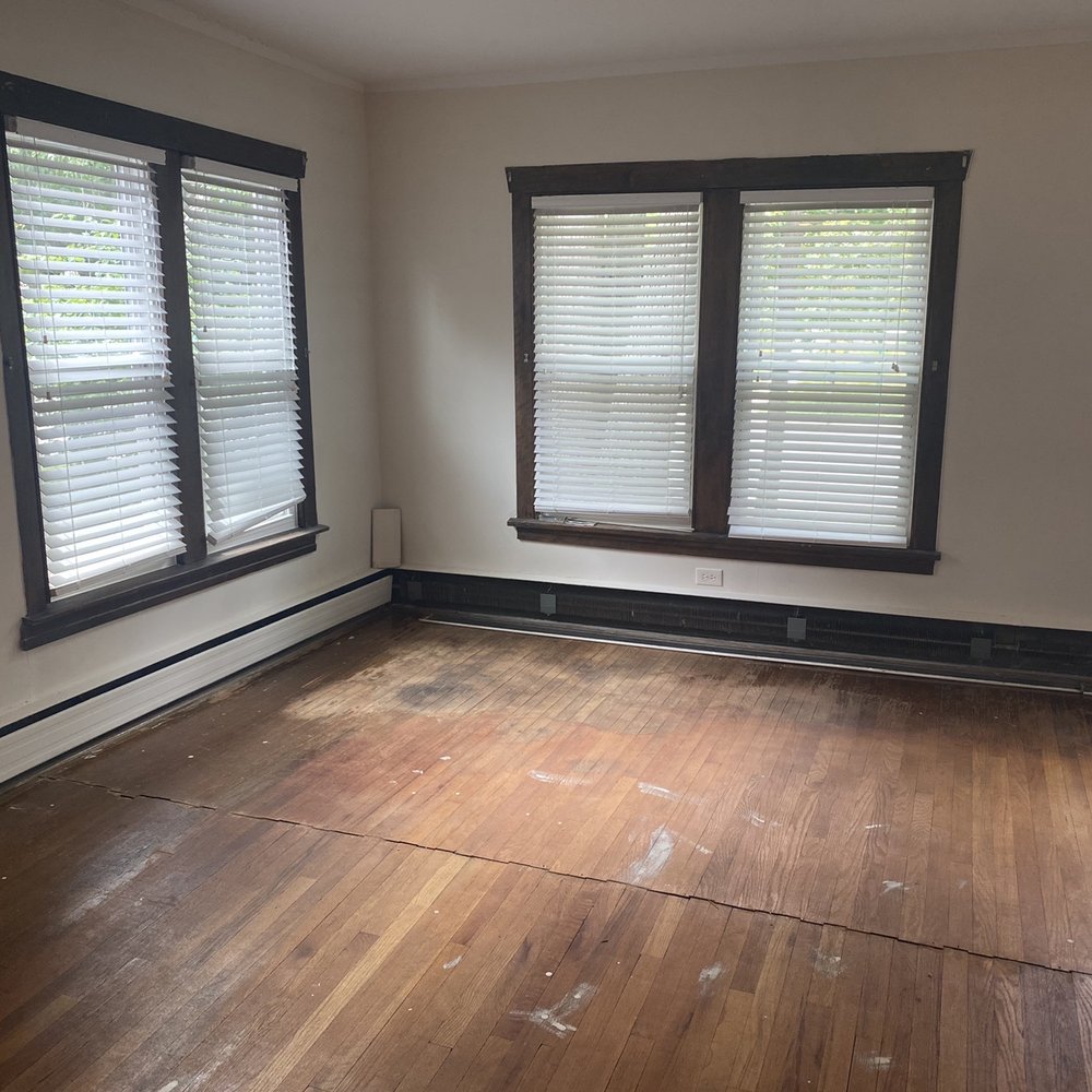 Perfect Hardwood Flooring - Old floor with a bad decline - Flooring Near Me - Chicago, Illinois Perfect Hardwood Flooring - Old floor with a bad decline - Flooring Near Me - Chicago, Illinois