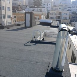 Roof replacement, 3 ply bitumen.