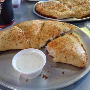 Westside Pizza - Chicken and veggie calzone with ranch dressing - Pizza Near Me - Post Falls, Idaho