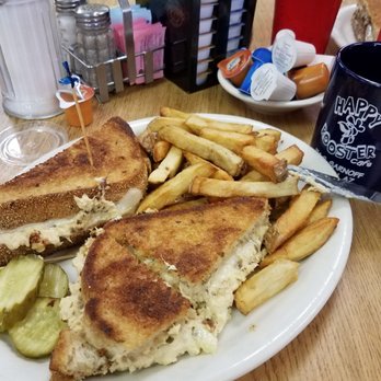 Happy Rooster Cafe - Tuna Melt was cooked perfectly and was very filling and delicious nice amount of fries came on the side! Fries are homemade! - Diners Near Me - Tucson, Arizona Happy Rooster Cafe - Tuna Melt was cooked perfectly and was very filling and delicious nice amount of fries came on the side! Fries are homemade! - Diners Near Me - Tucson, Arizona