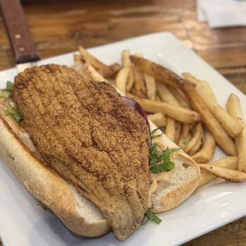 Anaya's Seafood Scratch Kitchen - Catfish Po'boy Sandwich - Seafood Near Me - Richardson, Texas