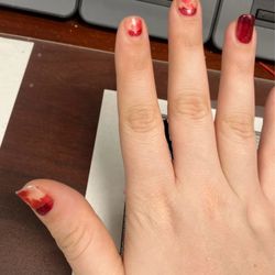 Sea Nail Salon - Nails 1 week after