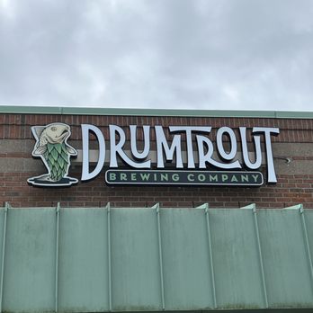 DrumTrout Brewing - Cool logo - Breweries Near Me - Wilmington, North Carolina
