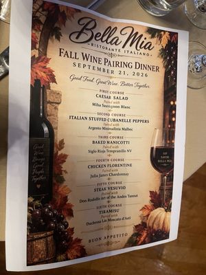 Menu photo 1 Bella Mia Midlothian, IL Menu photo 1 Bella Mia Midlothian, IL