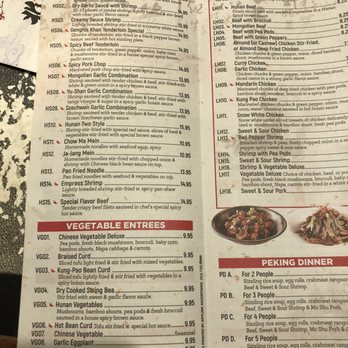 New Peking Restaurant - Menu - Chinese Near Me - Garden City, Michigan