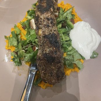 Hanoon - Lamb kabob dinner. Just one skewer of meat only with no side dish. Not enough for dinner. - Middle Eastern Near Me - Kirkland, Washington Hanoon - Lamb kabob dinner. Just one skewer of meat only with no side dish. Not enough for dinner. - Middle Eastern Near Me - Kirkland, Washington