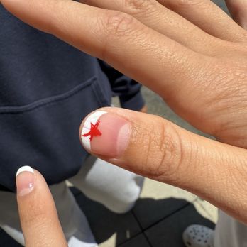 Lux Nail Spa - Now this is just a lazy attempt at the star... - Nail Salons Near Me - Redondo Beach, California