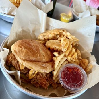 Chi-Kin - Original Sammie with fries - Korean Near Me - Orlando, Florida
