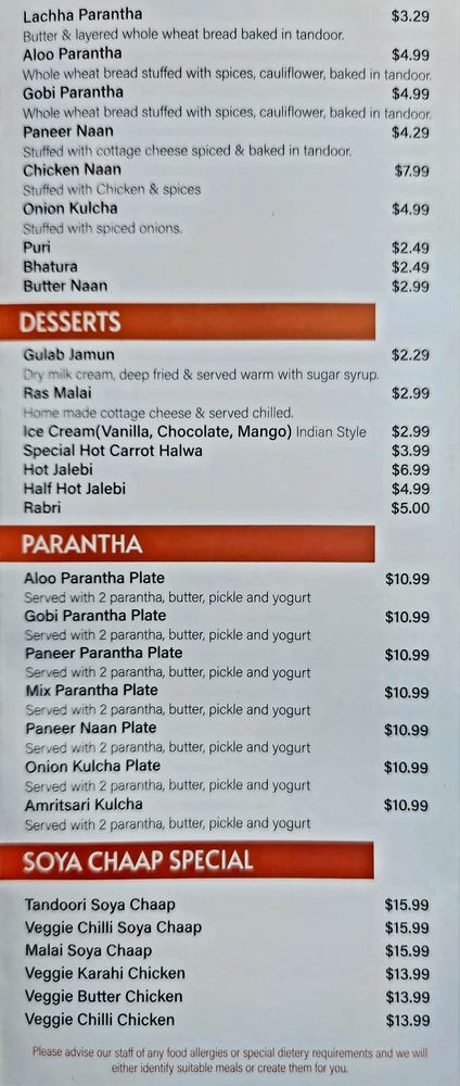 DESH PUNJAB SWEETS & RESTAURANT - Updated October 2025 - 12047 80 Ave ...