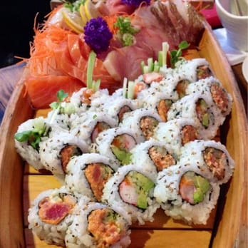 Nozomi - Sushi and sashimi combo. Good for sharing~ :) - Sushi Bars Near Me - La Jolla, California Nozomi - Sushi and sashimi combo. Good for sharing~ :) - Sushi Bars Near Me - La Jolla, California