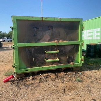 Lone Star Blasting and Coating - 30 yard that had burned. Sandblasted so customer could paint. - Damage Restoration Near Me - Shallowater, Texas
