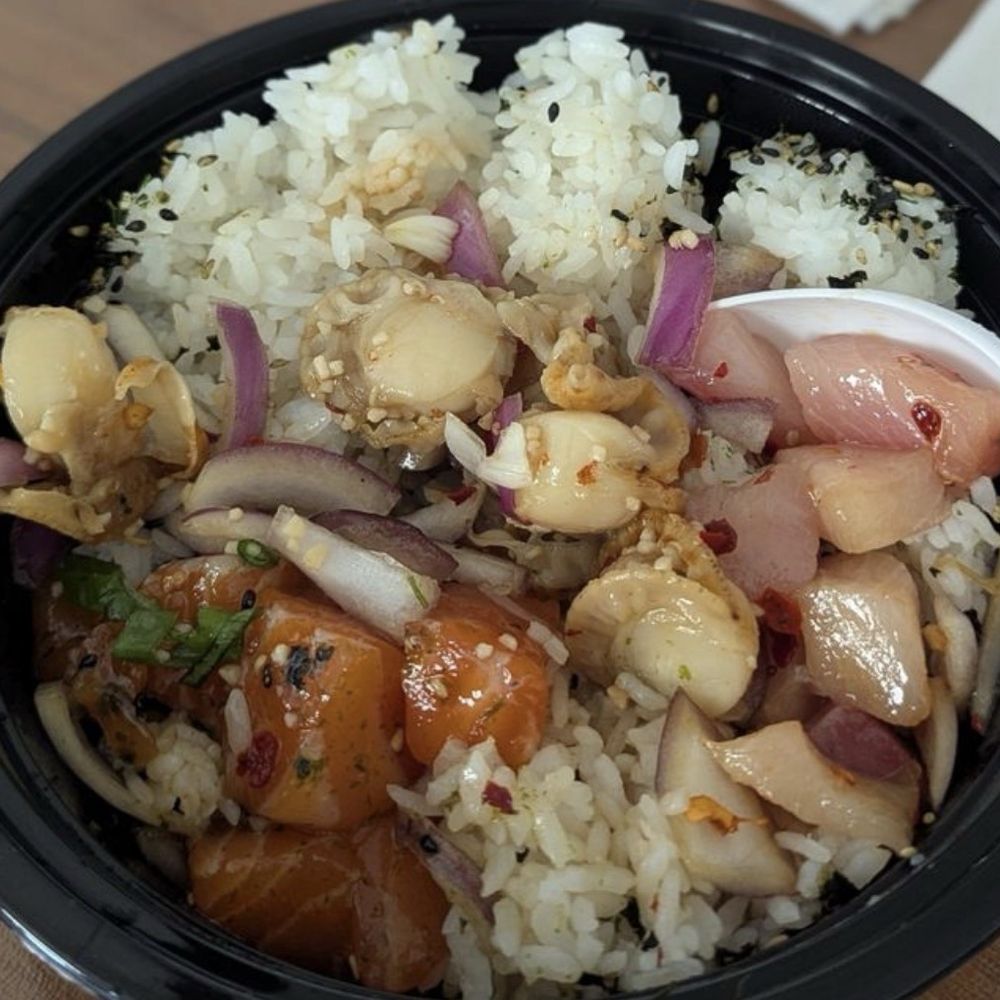 Poke Express - Salmon and Hamachi Poké bowl - Poke Near Me - Henderson, Nevada Poke Express - Salmon and Hamachi Poké bowl - Poke Near Me - Henderson, Nevada