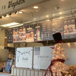 Wayback Burgers - Menu board