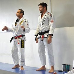 Rollyson Brazilian Jiu Jitsu - Master Rollyson with world champion Tarsis Humphreys!